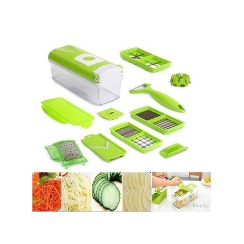 Generic Découpe Légumes Nicer Dicer Plus 13 Pièces - Vert - Prix