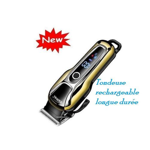 Kemei Tondeuse Rechargeable Professionnelle