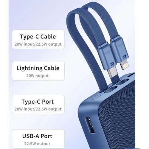 product_image_name-Hepu-Power Bank Haute Capacité 20000mAh Hp-A23 Chargeur Rapide 22w bleu -6