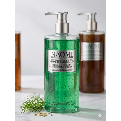Naomi Gel Douche Exfoliant Purifiant - Glutathione et