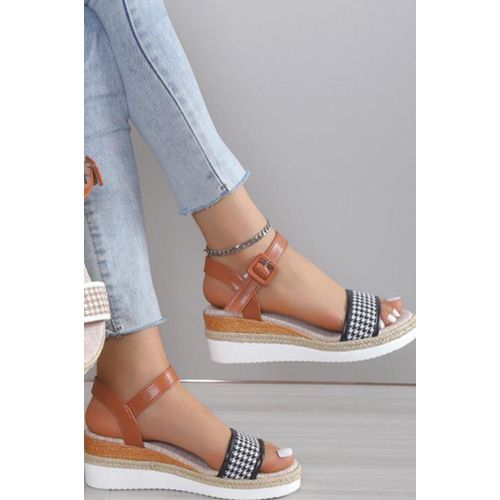 Sandale a talon multicolore deals