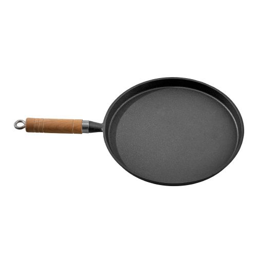 product_image_name-Generic-Poêle BBQ Ronde Antiadhésive avec Poignée en Bois Amovible – Plaque de Barbecue Portable pour Cuisine, Camping et Cuisson sur Réchaud-5