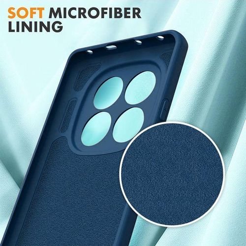 Generic Coque En Silicone Redmi Note 15 Avec 1 Antichoc 9D - Bleu - image 4