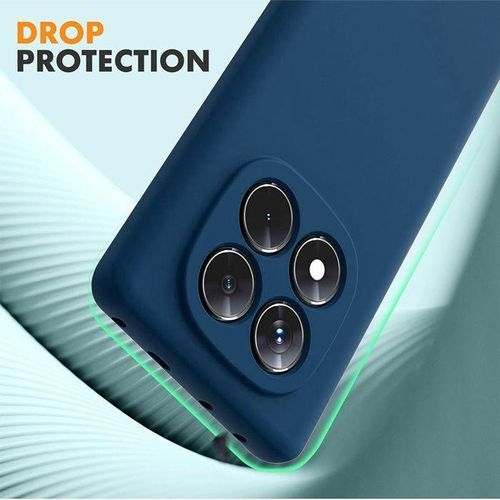 Generic Coque En Silicone Redmi Note 15 Avec 1 Antichoc 9D - Bleu - image 5