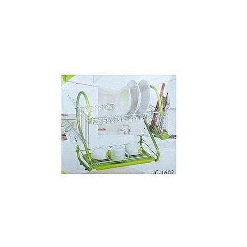 Generic Egoutoire Range Vaisselle - 2 Compartiment - Gris - image 2