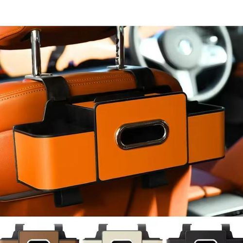 product_image_name-Generic-Organisateur de voiture multifonctionnel porte-drain arrière boîte de rangement suspendue pour sac de voiture pour un rangement ordonné-4