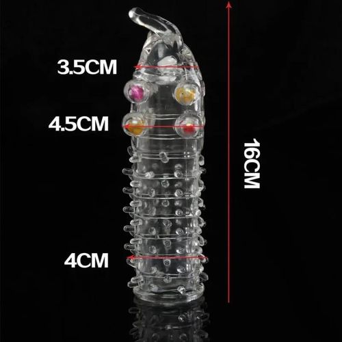 Generic Manchon pénien réutilisable en silicone à picots