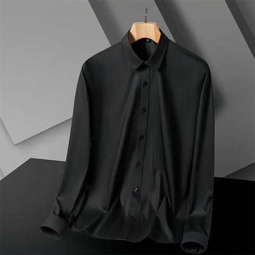 Fashion Chemise Homme Manches Longues Noir Prix pas cher Jumia CI
