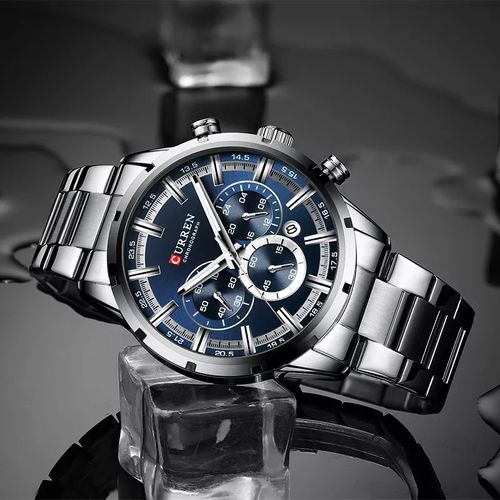 Montre argent hotsell homme pas cher