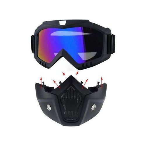 Generic Casque De Motocross Harley Coupe-vent - Lunettes De Soleil - - - image 3