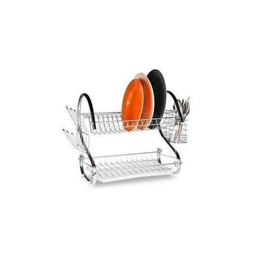 Generic Range Vaisselles à 2 Couches Égouttoir à Vaisselles - Argent