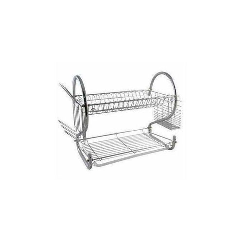 Generic Range Vaisselles à 2 Couches Égouttoir à Vaisselles - Argent - image 2