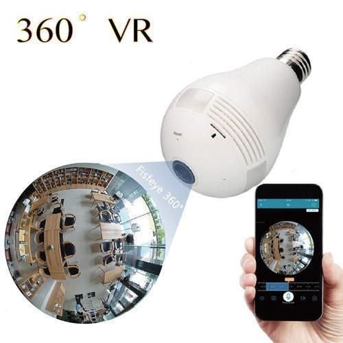 Generic Ampoule - Caméra De Surveillance - 1080p - WiFi - 360 ° - HD -  Blanc - Prix pas cher