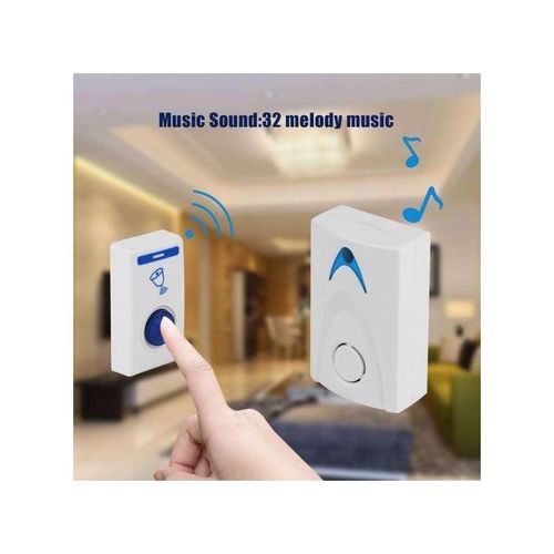 product_image_name-Generic-Sonnette De Porte Extérieure Sans Fil - SonnerieBH-1