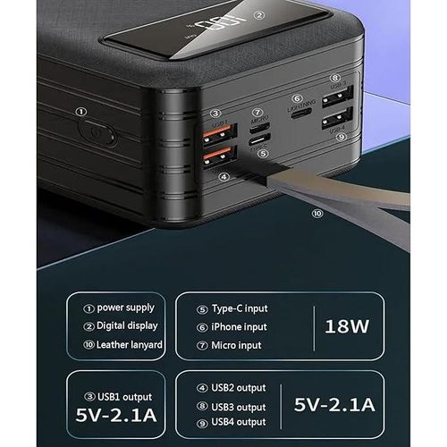 product_image_name-Generic-HYBRIDE Power Bank Charge Rapide 40 000 / 50 000mah  BN-2