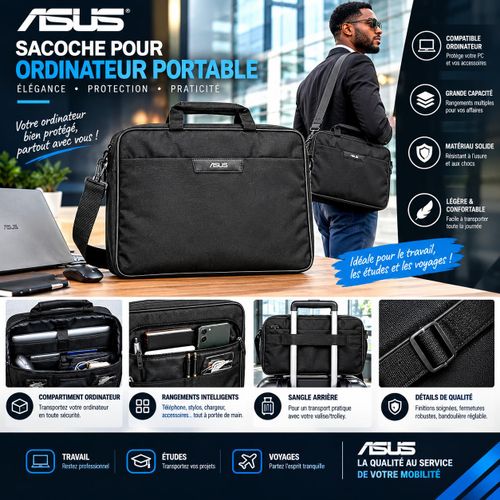 Generic Sacoche ASUS noire professionnelle - image 2