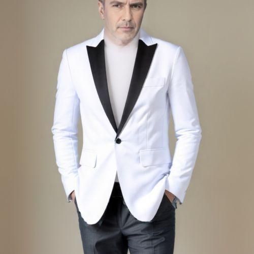 Blazer blanc pas cher store