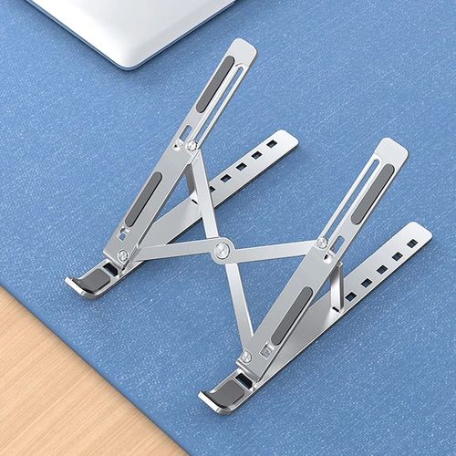 Support Ordinateur Portable Vertical, Support PC Portable en Aluminium  Réglable Bureau Laptop Stand pour MacBook Pro/Air, iPad, Surface, HP,  Lenovo, Tablette et Autre Laptops - Gris 