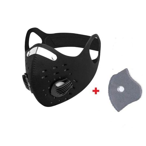 Masque Cache Nez Réutilisable Noir FFP2 STHEK - Prix pas cher