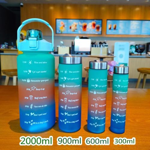 product_image_name-Generic-Gourde -bouteille d'eau -Ensemble De 4 Bouteilles De Sport Pour Le Sport En Plein Air-1