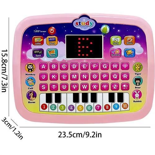 product_image_name-Generic-Machine multifonctionnelle d'apprentissage de l'anglais pour les enfants, écran LED, tablette, lecture amusante, machine d'éducation précoce, jouet électronique interactif pour le développement précoce des garçons et des filles.-7