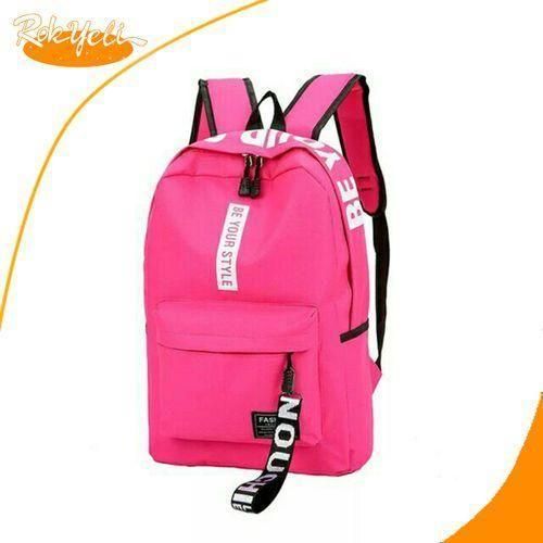 product_image_name-Generic-Sac De Collège Imperméable - Rose-1