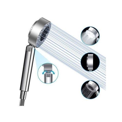 product_image_name-Generic-Douche à Main, Pommeau De Douche Haute Pression 4 En 1, à 3 Réglages De Pulvérisation-1