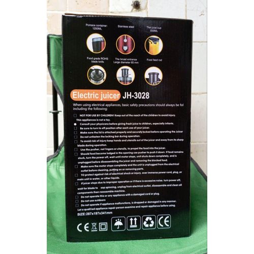 product_image_name-Generic-Extracteur de jus puissant - Centrifugeuse électrique JH-3028 pour fruits et légumes -6