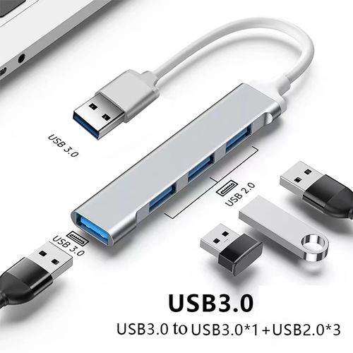 Hub USB, 4 ports, USB 2.0, 480 Gbit/s au meilleur prix