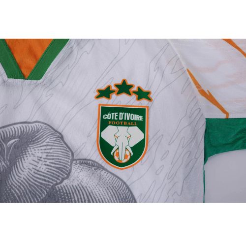 product_image_name-Fashion-Maillot de Supporter Côte d'Ivoire "ELEPHANTS" (Non Officiel) BLANC - Design Patriotique - Fan Jersey Sanga, Vêtement Sport/Patriotique-3