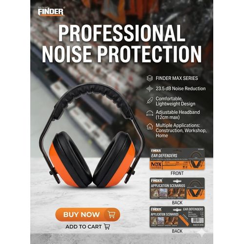 product_image_name-Generic-Casque Anti-Bruit Professionnel FINDER - Protection Auditive 23.5dB - Idéal Chantier & Atelier-1