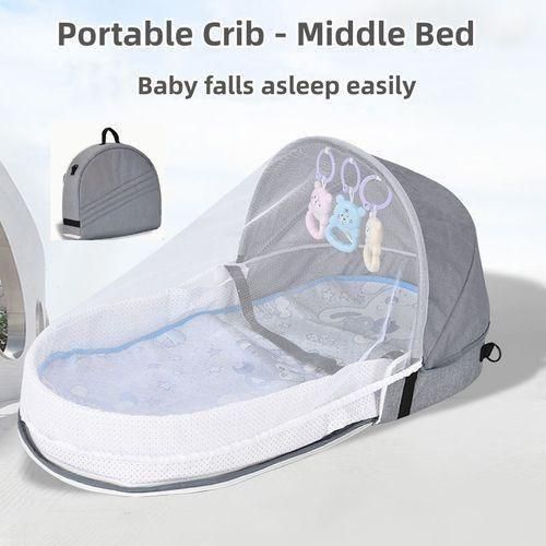 Generic Lit bébé portable - Gris