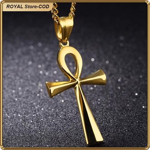 product_image_name-ASHION-Collier pour hommes avec pendentif croix en acier inoxydable incrusté de bijoux-3