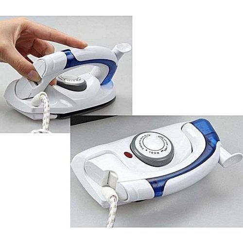 Travel Iron Mini Fer à Repasser Pliant à Vapeur Portable Pour Vos Voyages -  Blanc - Prix pas cher