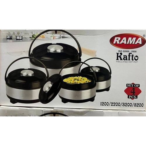 product_image_name-Generic-Lot De 4 Pièces-Thermos Élégants -Noir-1