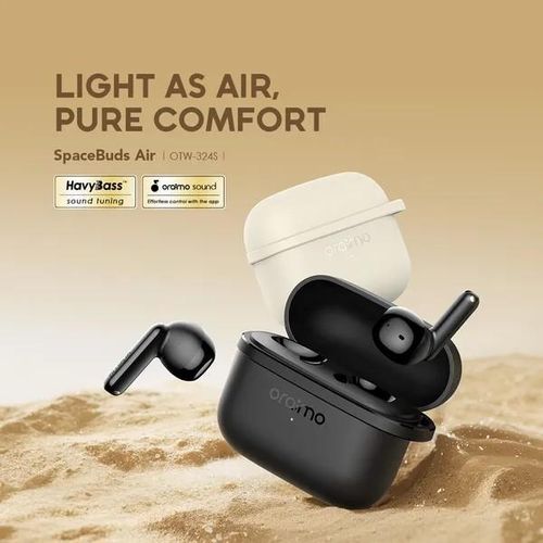 Oraimo SpaceBuds Air 38 Hours Smart Finder True Wireless Earbuds Black - image 2