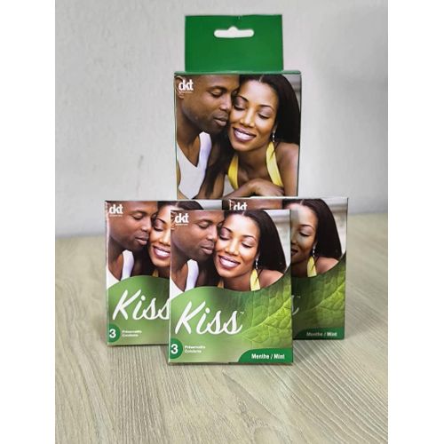 product_image_name-Generic-Kiss 24 Préservatifs Perlés KISS - 8 Boîtes De 3 Préservatifs Masculin - Menthe-1