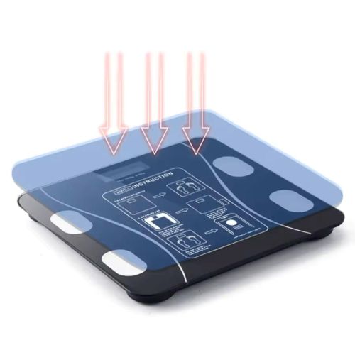 product_image_name-Sokany-Balance numérique - Pèse-personne Connecté Bluetooth Analyse de Composition Corporelle (Graisse, Muscle, Eau) avec Application Smartphone – Rechargeable par USB – Capacité 180kg-4