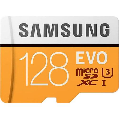 Samsung Carte Mémoire Evo 128G  - Orange