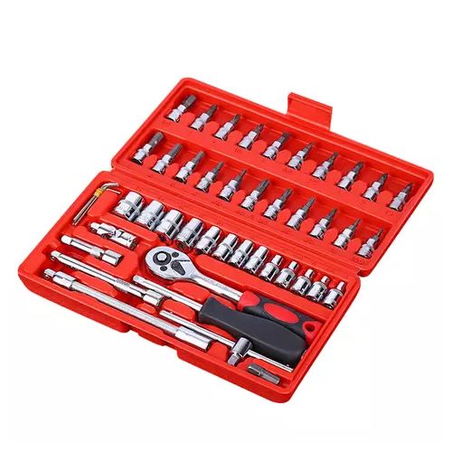 product_image_name-Generic-Coffre De Clés A Cliquet Douille Mécanique 46 Pics-1