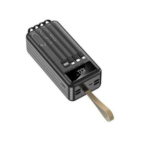 Generic Power Bank 50 000 mAh avec câbles intégrés et affichage numérique