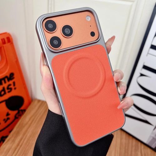 Generic Coque iphone 17 pro max gris orange M11