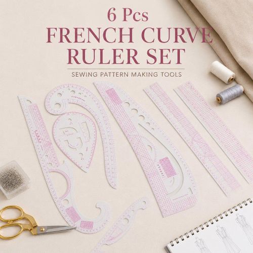 Generic Jeu de 6 règles de couture