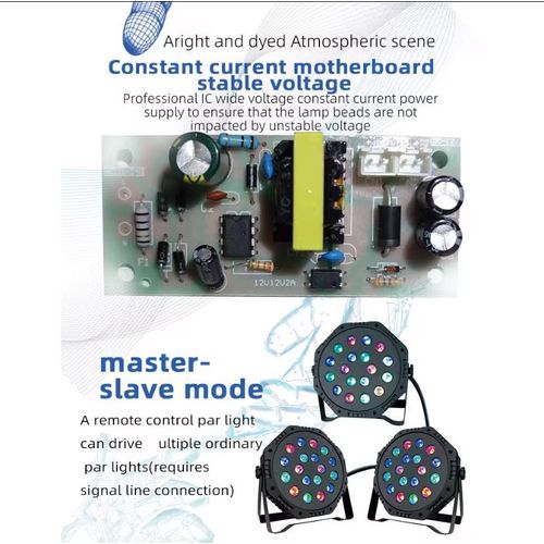 Generic Projecteur LED RGB Disco – Lumière de Fête avec Télécommande et Commande Vocale - image 5