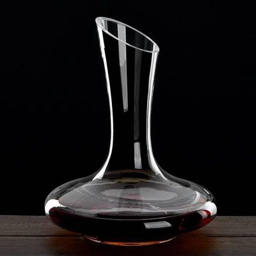 Generic Carafe à Vin en Verre Transparent – Décanteur Élégant Design Moderne - image 3