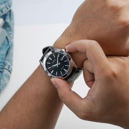 product_image_name-Casio-Montre homme MTP 1308l 1AVDF bracelet en cuir - New-3