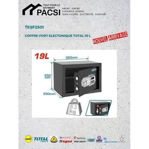 TOTAL Coffre-fort électronique 19 litres - image 2