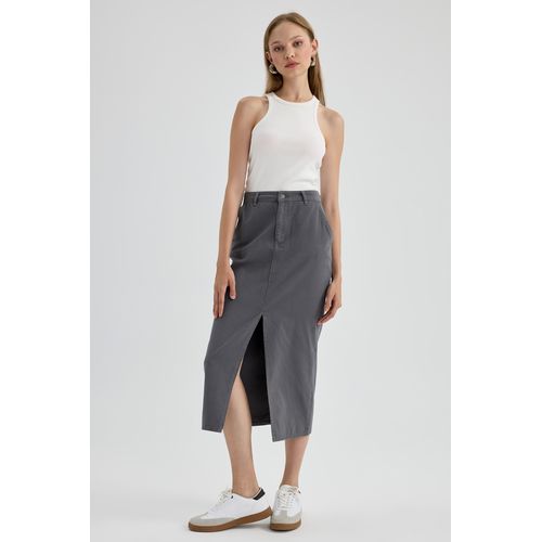DeFacto Jupe Droite Gris Prix pas cher Jumia CI