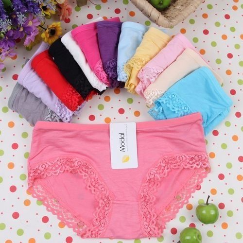 Slip bonbon femme sale
