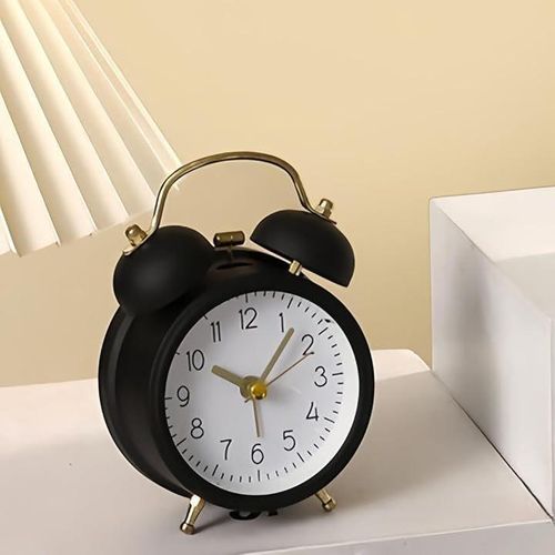 product_image_name-Generic-Réveil avec aiguilles dorées, alarme puissante, réveil efficace-4